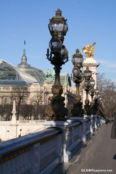 Postcard Alexandre III Bridge