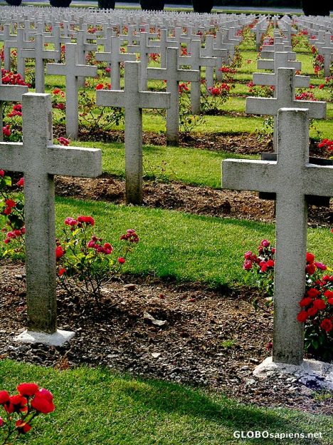 Postcard Douaumont Cemetary