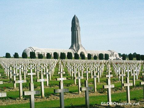 Postcard Douaumont Ossuary