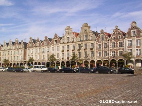 Postcard La Place des Heros