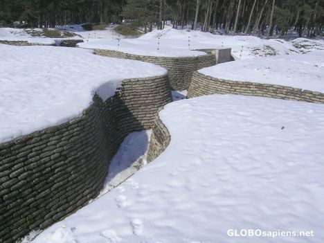 Postcard Trenches at Vimy Ridge
