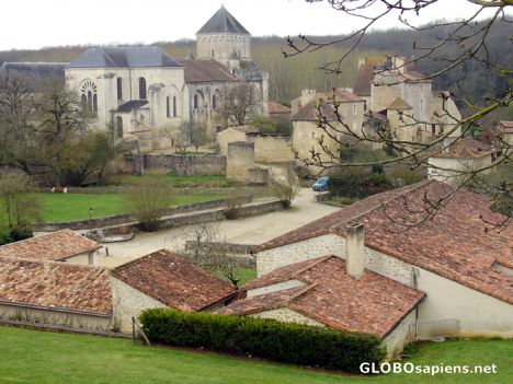 Postcard Abbaye de Nouaillé