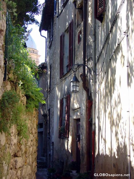 Postcard La Turbie lane