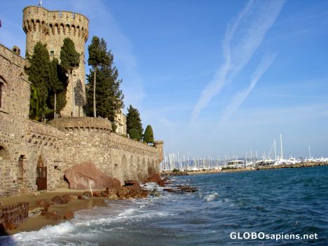 Postcard La Napoule - Castle