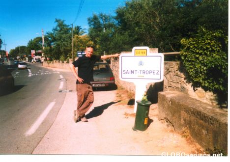 Postcard Sain-Tropez, Francja