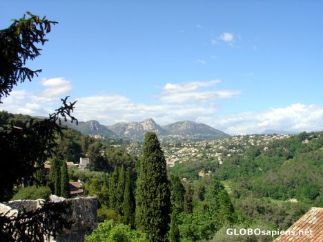 Postcard view from the village