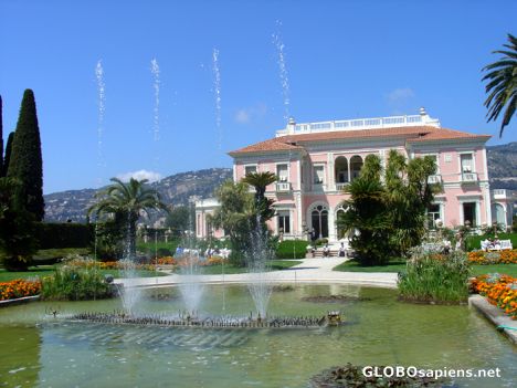 Postcard St Jean Cap Ferrat - Villa Ephrussi