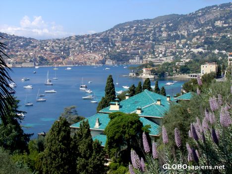 Postcard Villefranche bay