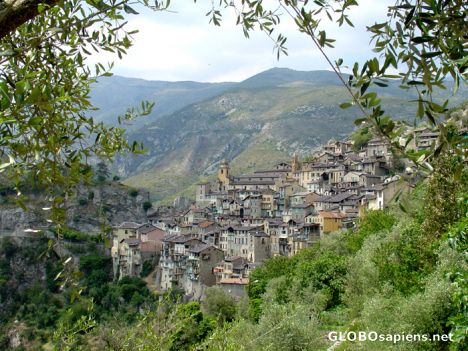 Postcard The village