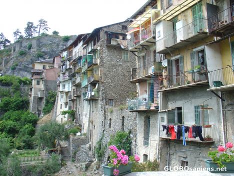 Postcard The village
