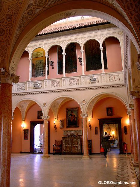 Postcard Villa Ephrussi de Rothschild - Le Patio
