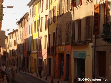 Postcard provence street