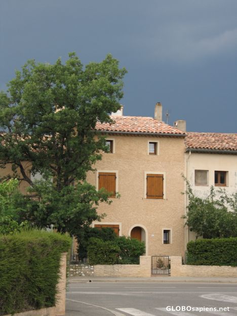 Postcard thunderstorm in provence