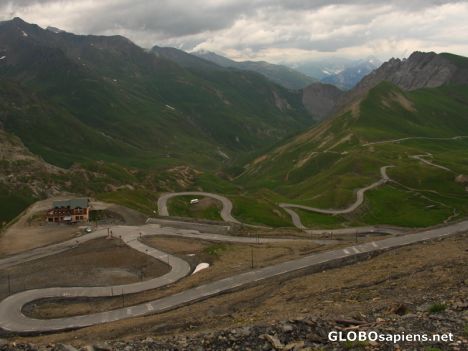 Postcard curvy roads