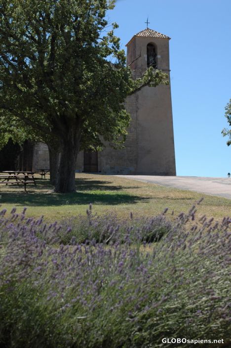 Postcard Tourtours Church