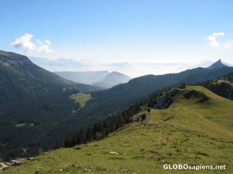 Postcard Col de Porte pass