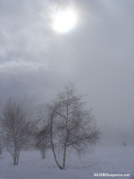 Postcard Les Deux Alpes - I had one's head in the clouds
