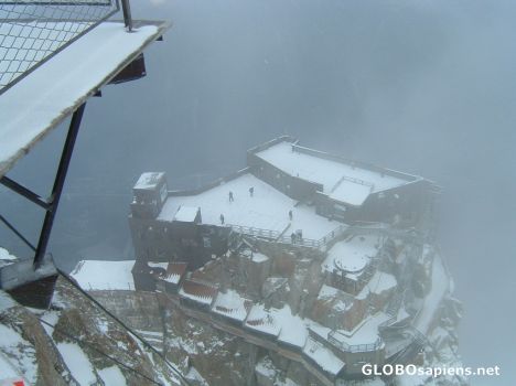 Postcard Aiguille du Midi, 3840 moh