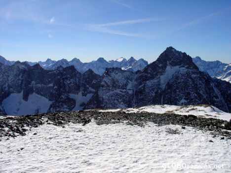 Postcard Aiguille du Plat de la Selle