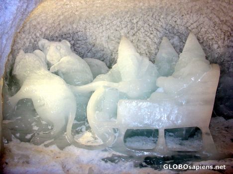 Postcard the Les 2 Alpes Ice Cave