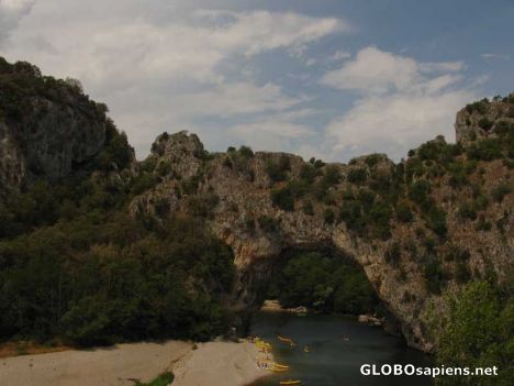 Postcard Pont d'Arc