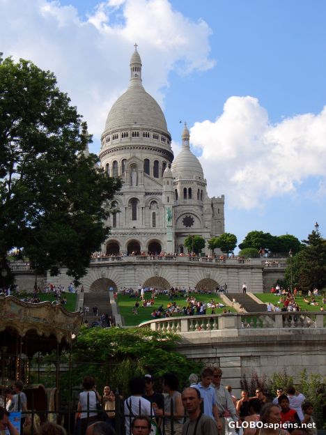 Postcard My first time in Paris.