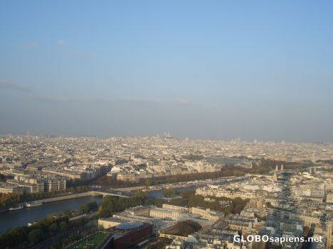 Postcard Paris in october