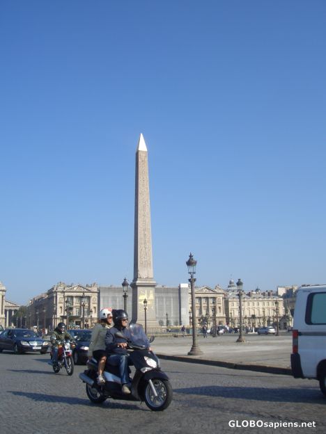 Postcard Paris in october