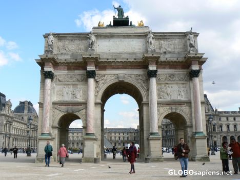 Postcard The arch