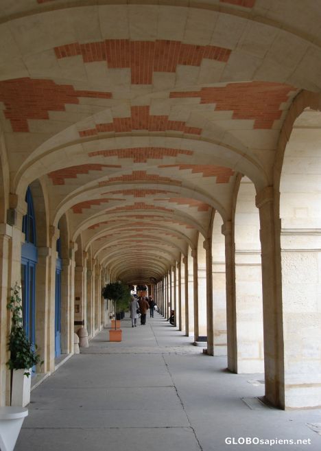 Postcard The covered walkway
