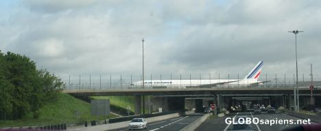 Postcard Charles de Gaulle International Airport