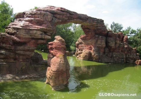 Postcard disneyland rock