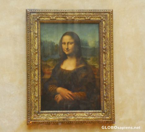 Postcard the great mona lisa