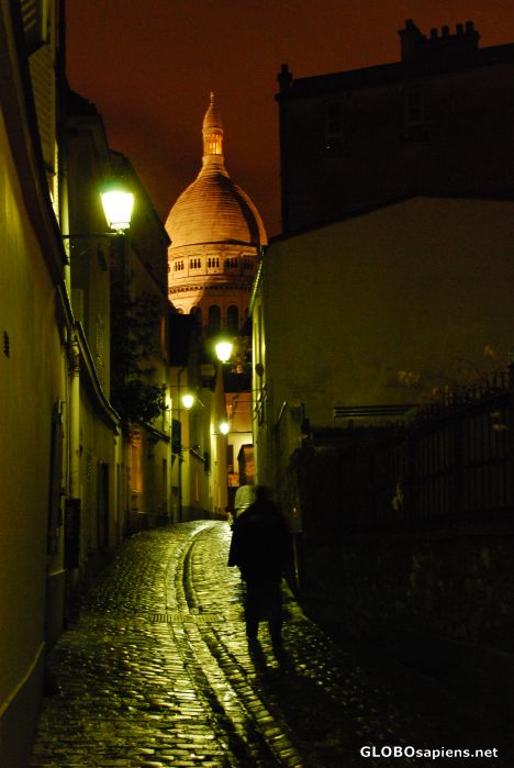 Postcard Streets near Sacre Coeur