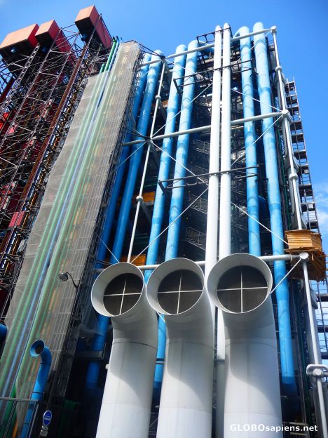 Postcard Le Centre Pompidou -