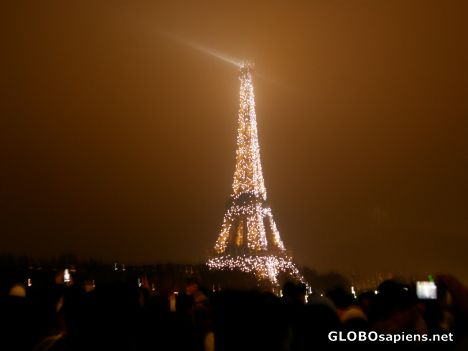 Postcard New Year in Paris 2010