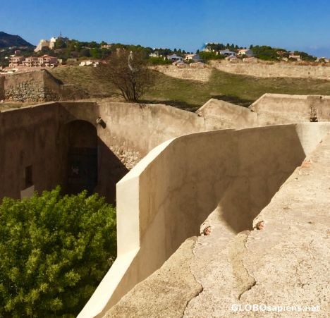 Postcard Calvi Citadel.