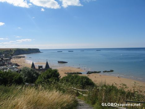 Postcard Sea view Arromanches