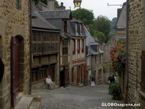 Postcard Old part of Dinan