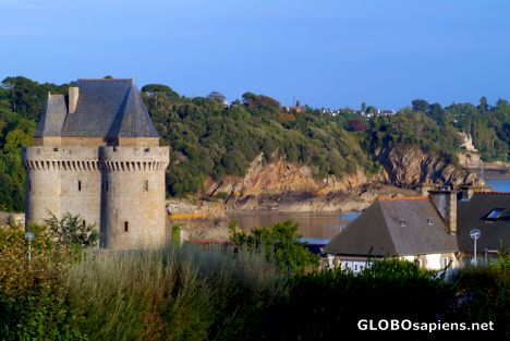 Postcard Saint-Malo - a view from the campsite
