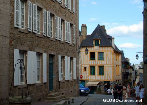 Postcard Dinan - old town