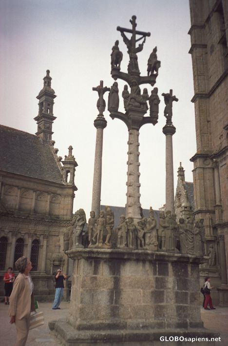 Postcard Calvary at St. Thegonnec