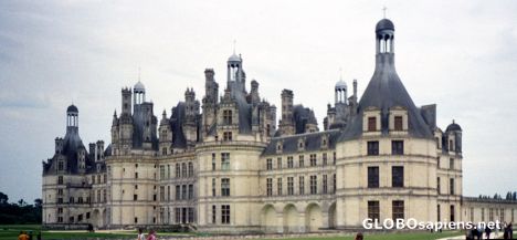 Postcard Façade of the Château de Chambord