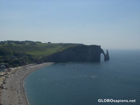 Postcard Aval cliff