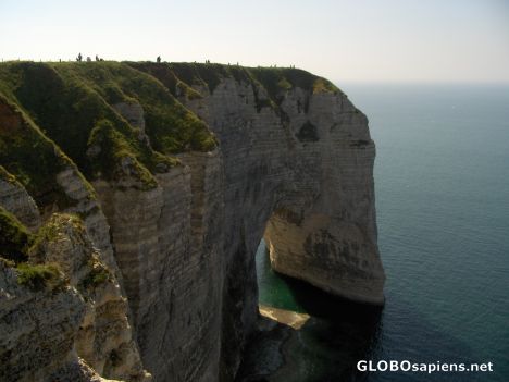 Postcard The Manneporte cliff