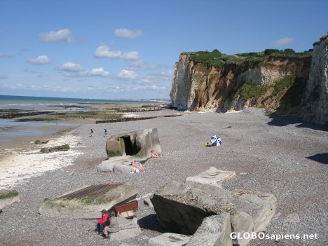Postcard beach life in Pourville