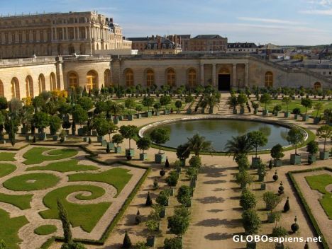 Postcard Jardain des Versailles
