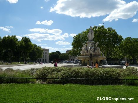 Postcard Pradier Fountain