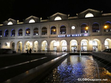 Postcard Nimes Gare
