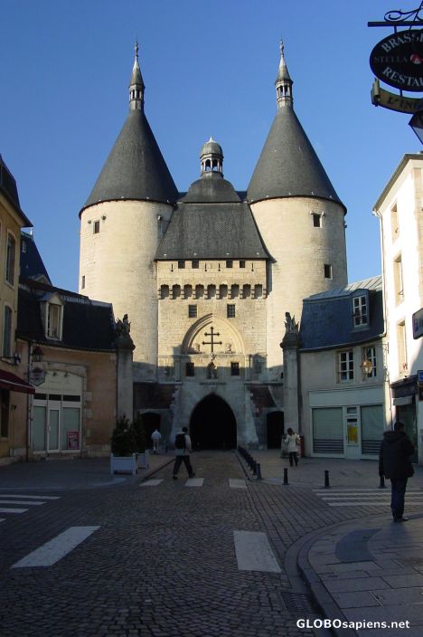 Postcard Porte de la Craffe on Rue Henry